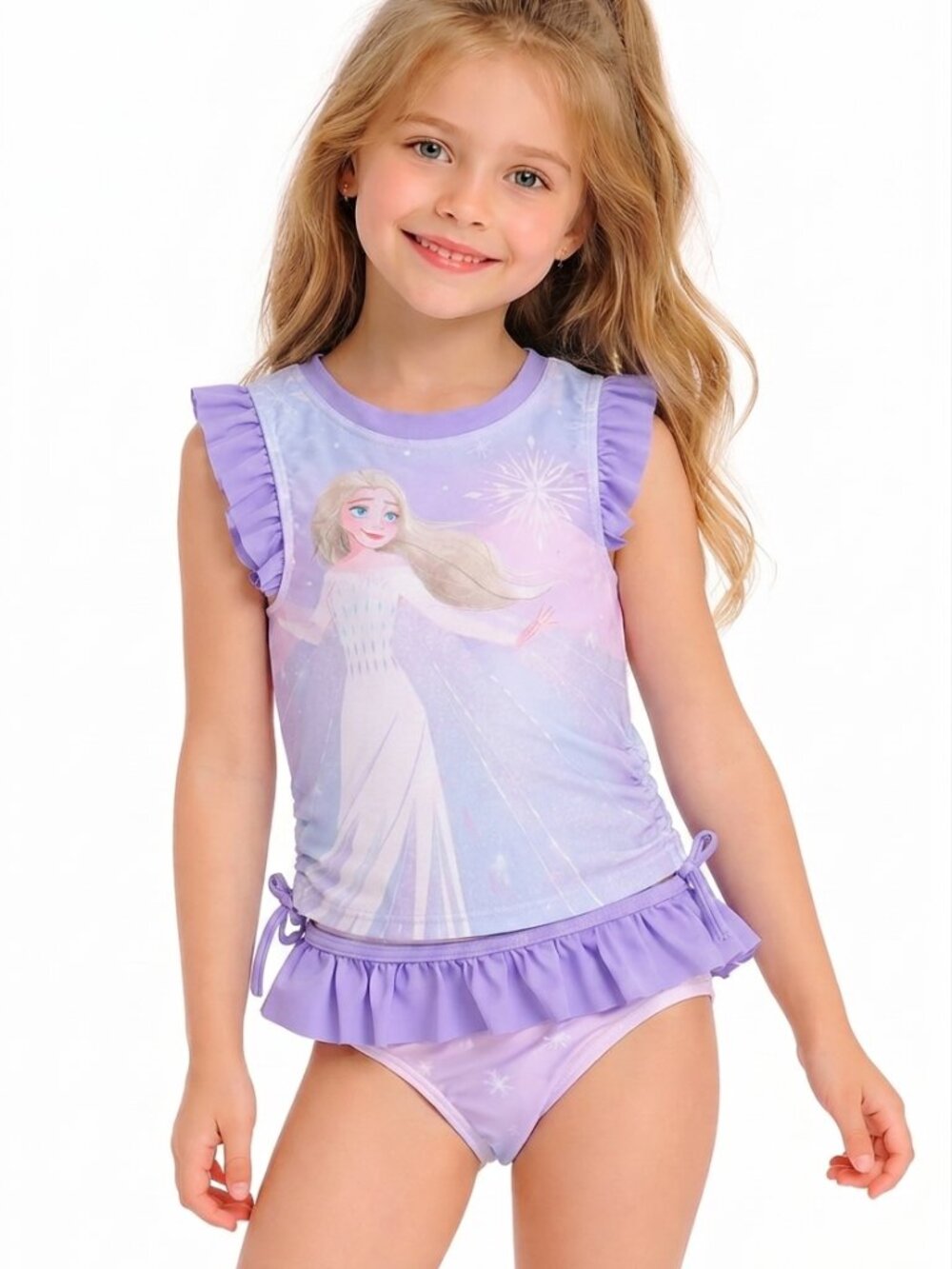 Toddler Girl's Girls FROZEN Tankini 2 Piece Swimsuit Size 2T NWT